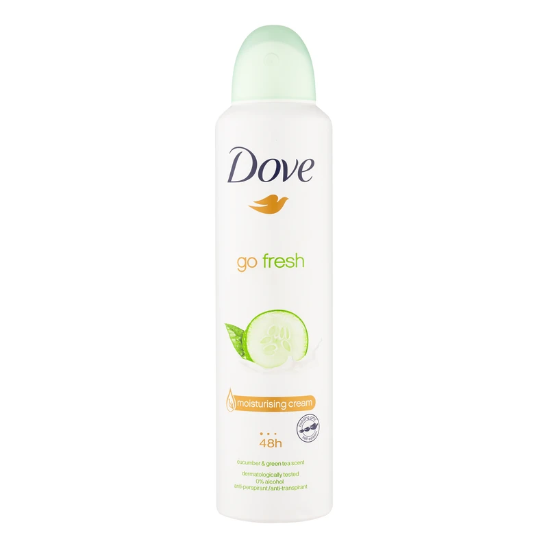 اسپری Dove مدل Go Fresh رایحه خیار و چای سبز