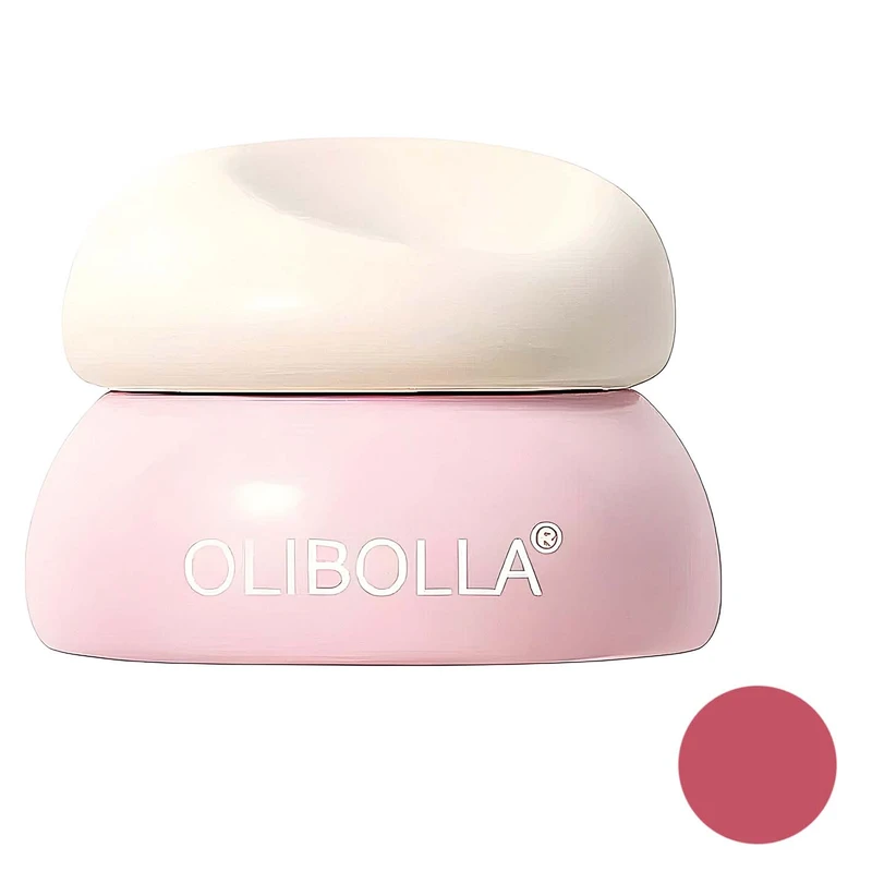 رژ لب مات و مخملی الی‌بولا (Olibolla) مدل Lip Mud شماره ۰۴ - رنگ گوشتی نود / کالباسی تیره