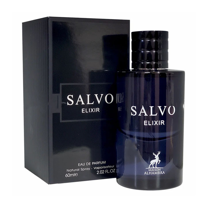ادوپرفیوم مردانه الحمبرا مدل Salvo Elixir