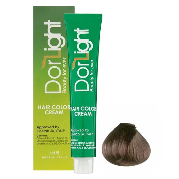 رنگ موی دورلایت (Dorlight) شماره 7.2 - رنگ بلوند دودی (Ash Blonde) - حجم ۱۰۰ میلی‌لیتر