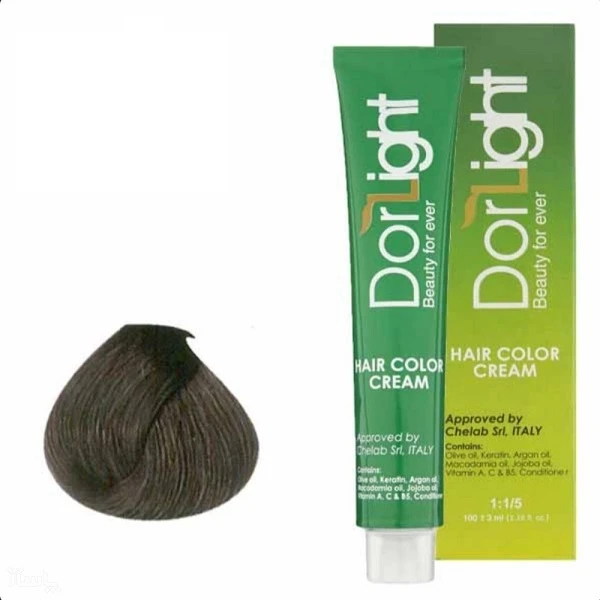 رنگ موی دورلایت (Dorlight) شماره 2.0 - قهوه‌ای بسیار تیره (مشکی طبیعی) - حجم ۱۰۰ میلی‌لیتر
