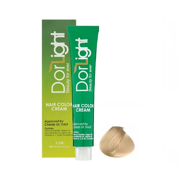رنگ موی دورلایت (Dorlight) شماره 1004 - کرم روشن (Light Cream) - حجم ۱۰۰ میلی‌لیتر