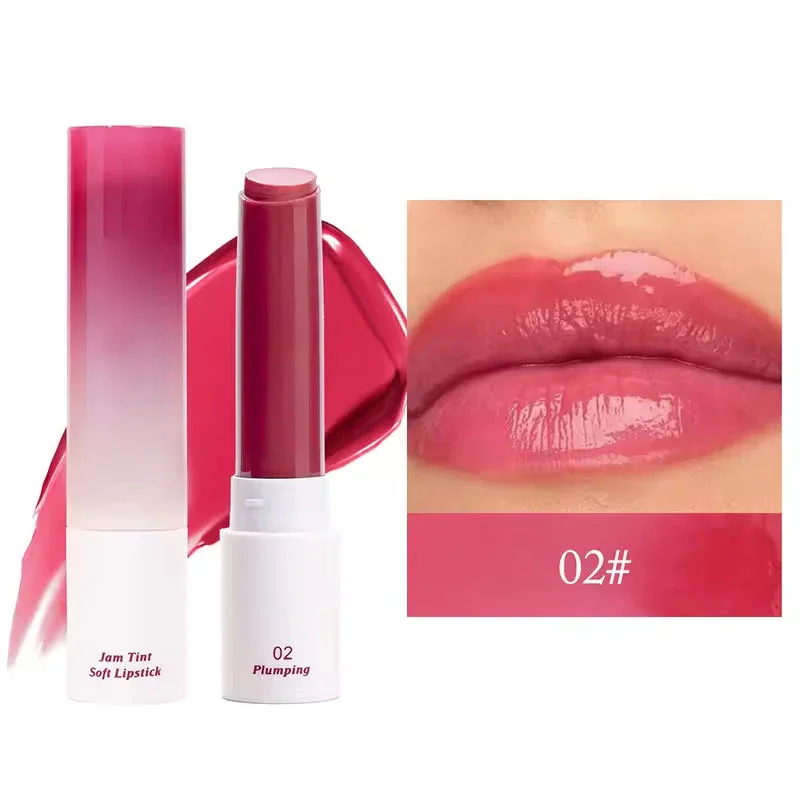 رژ لب جامد خیس و OLIBOLLA مدل Jam Tint Soft Lipstick شماره ۰۲ (رنگ قرمز گیلاسی درخشان)