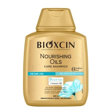 شامپو تقویت کننده و ترمیم کننده مو بیوکسین مدل Nourishing Oils Care (طلایی)