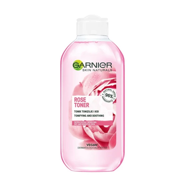 تونر پاک کننده صورت گارنیر مدل Rose Toner