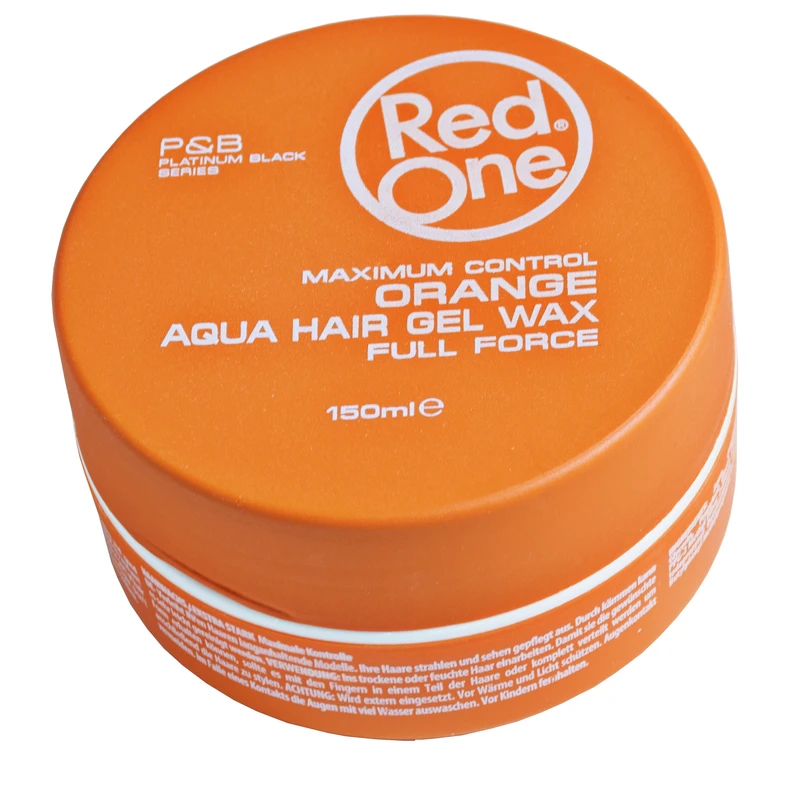 ژل‌واکس موی ردوان (Red One) مدل Orange Aqua Hair Gel Wax - حجم ۱۵۰ میلی‌لیتر