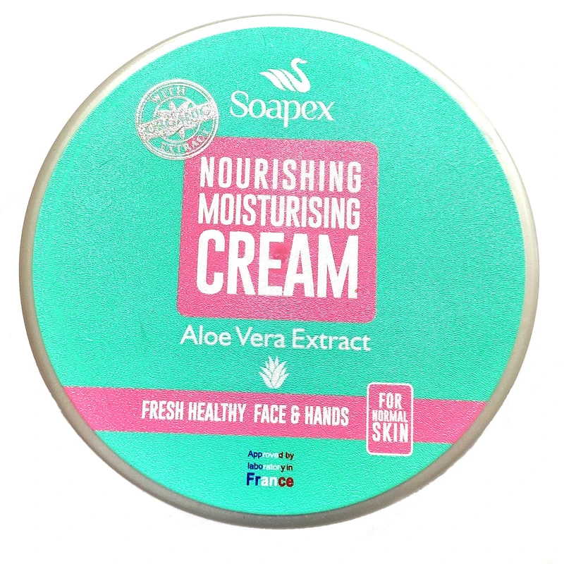 کرم مرطوب‌کننده و آبرسان سوپکس (Soapex) مدل Aloe Vera حجم ۲20 میلی‌لیتر