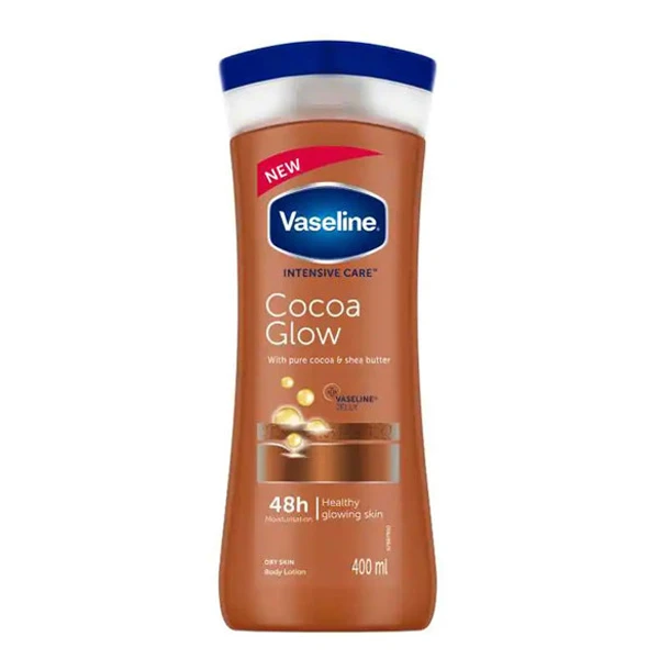 لوسیون بدن وازلین مدل Cocoa Glow