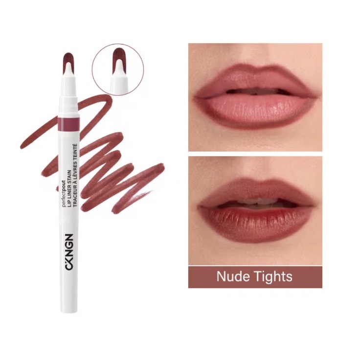 شیدینگ و خط لب ماژیکی CKNGN رنگ Nude Tights (کرم-قهوه‌ای نچرال)