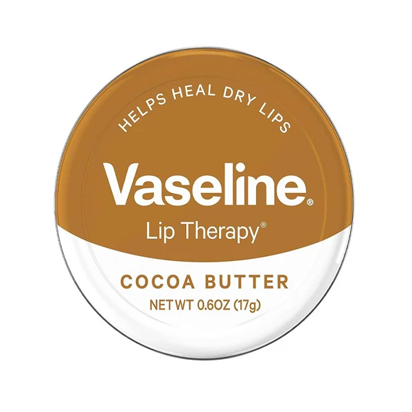 بالم لب کاسه‌ای وازلین (Vaseline) مدل Lip Therapy - رایحه کره کاکائو (Cocoa Butter)