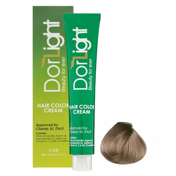 رنگ موی دورلایت (Dorlight) شماره 8.2 - رنگ بلوند دودی روشن (Light Ash Blonde) - حجم ۱۰۰ میلی‌لیتر