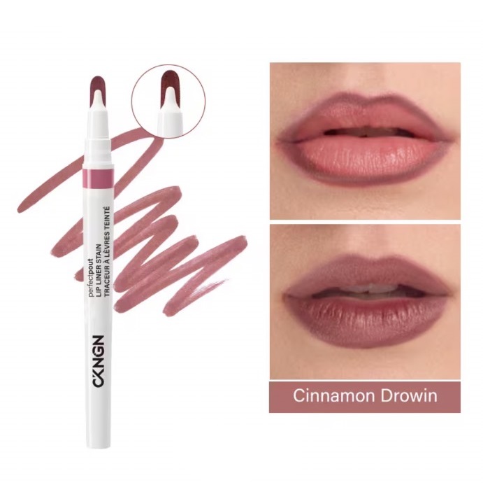 شیدینگ و خط لب ماژیکی CKNGN رنگ Cinnamon Drowin (دارچینی ملایم)