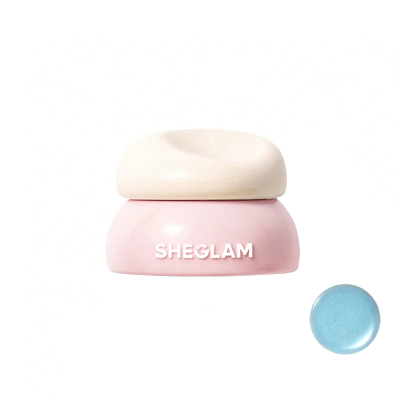 بالم لب درخشان و آبرسان شیگلم (SHEGLAM) مدل Sugar Swirl - رنگ آبی الماس (Iridescent)